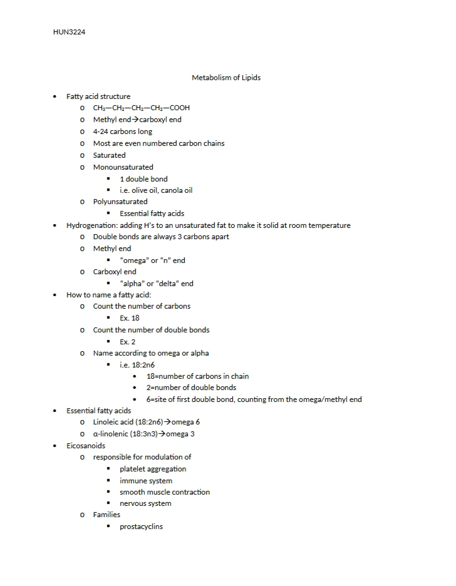 Biochemical Lipid Pathways
