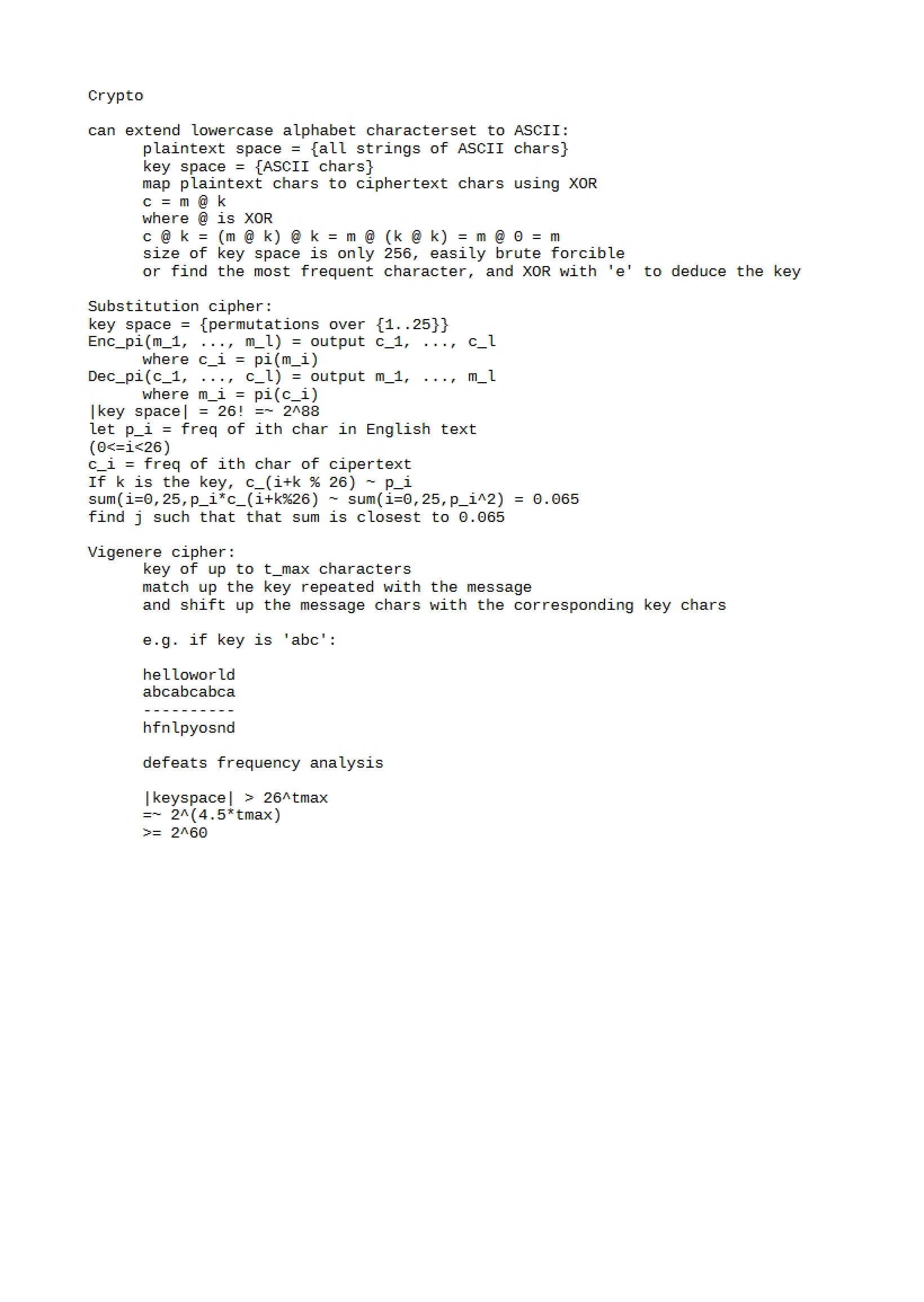 Cryptology Overview
