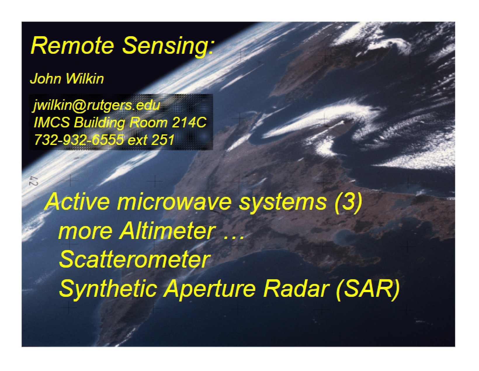 Active Systems for Microwaves