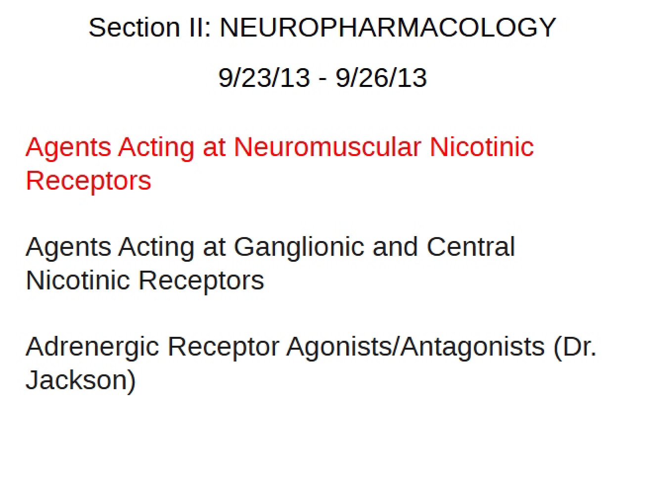 PowerPoint Neuromuscular Junction Agents Part 2