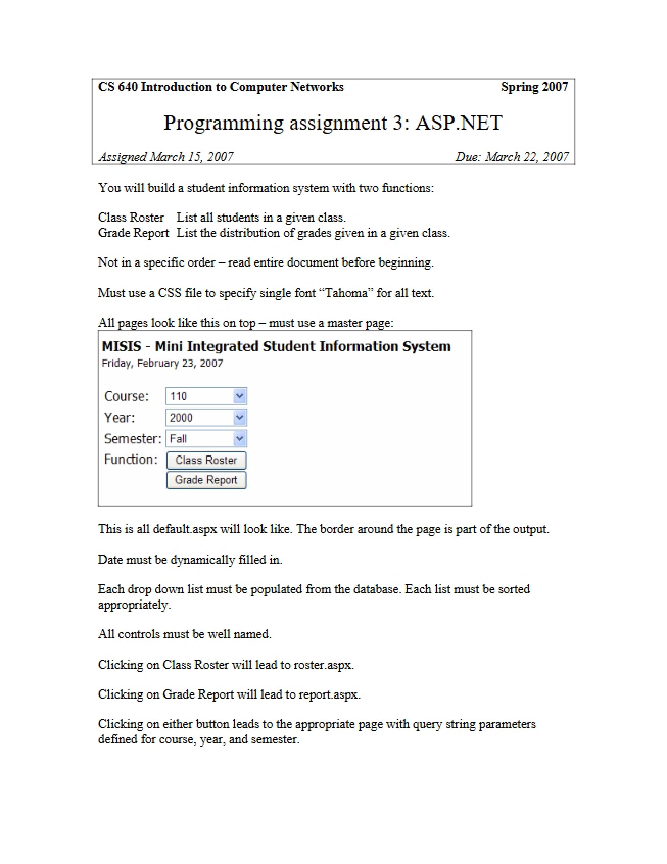 Course Assignment