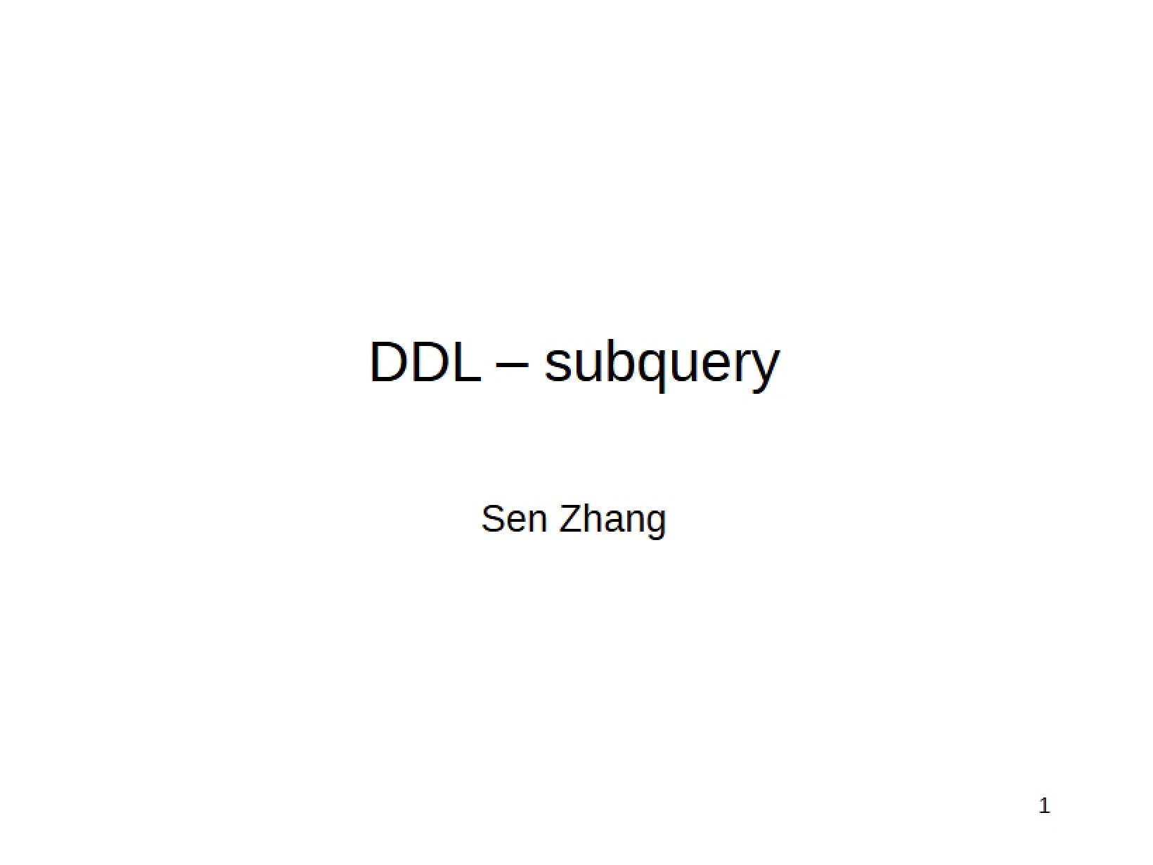 Database Introduction Lecture Note