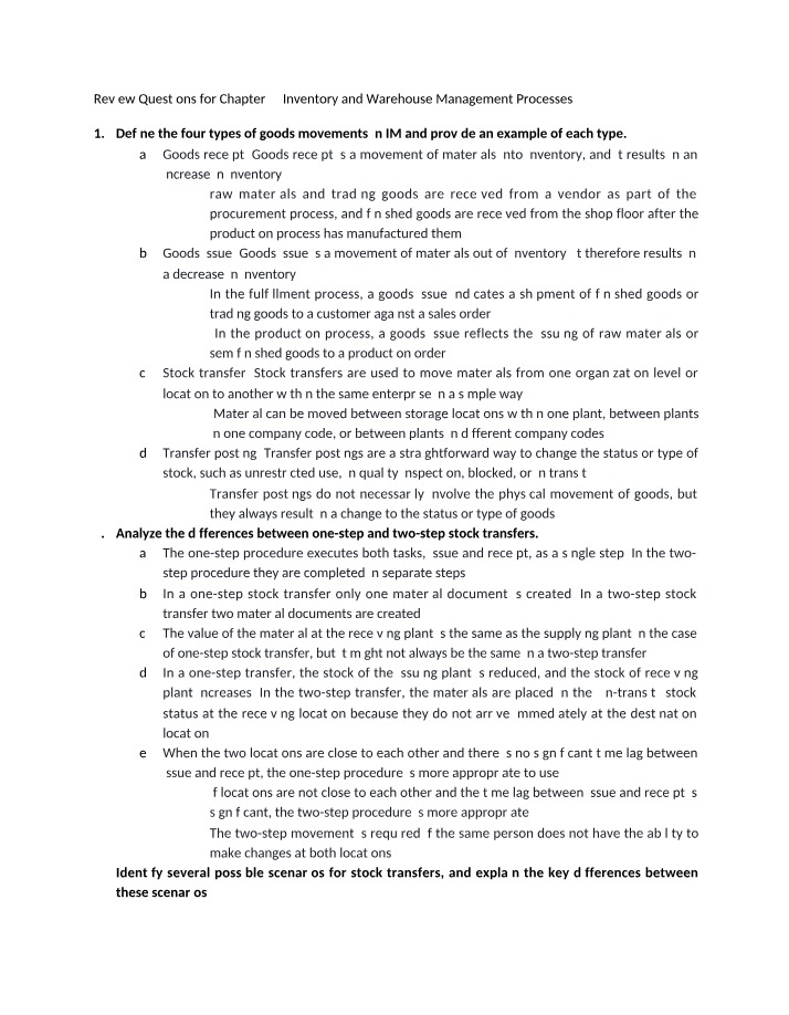 Chapter 7 Review Questions