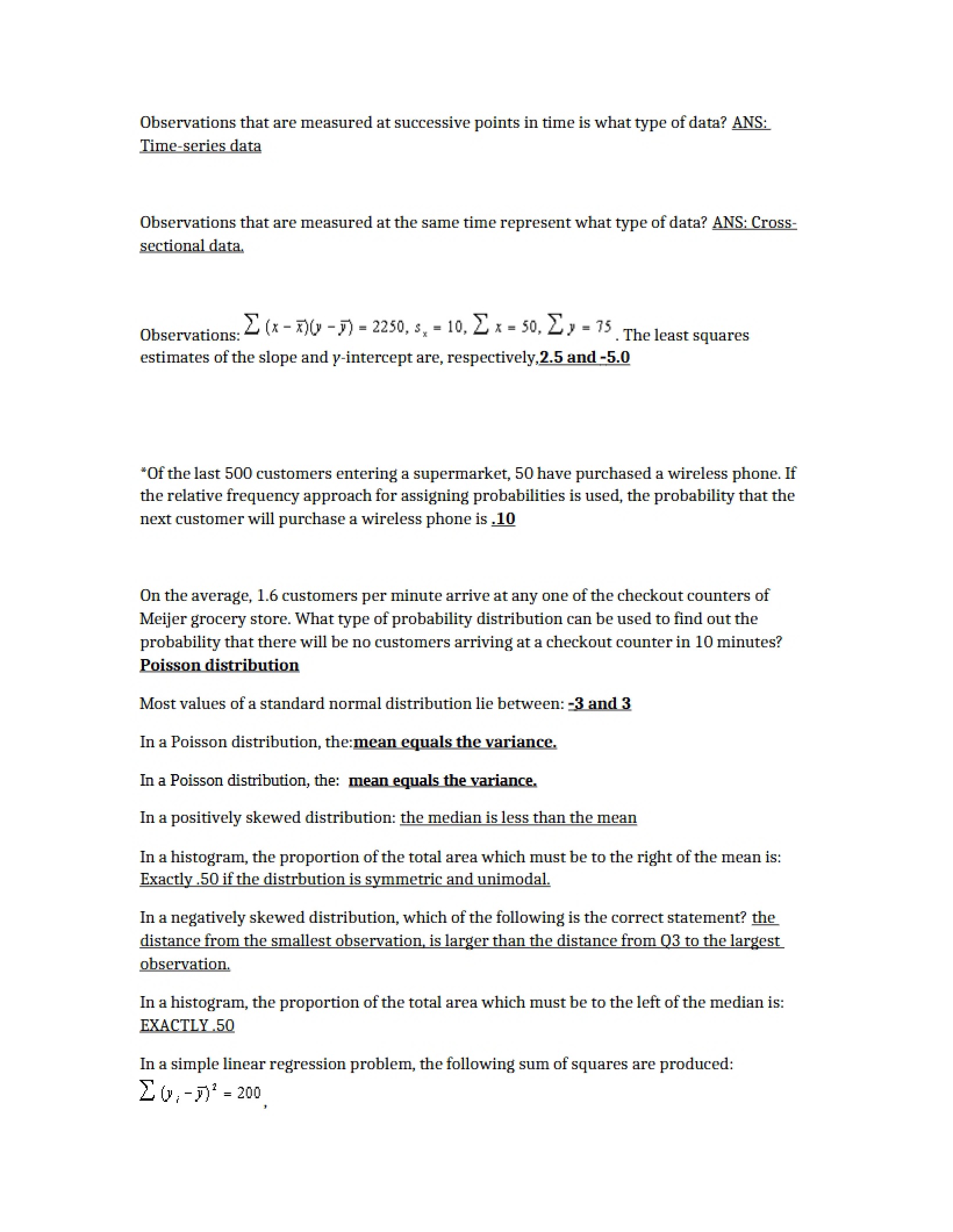 Math 1100 Notes