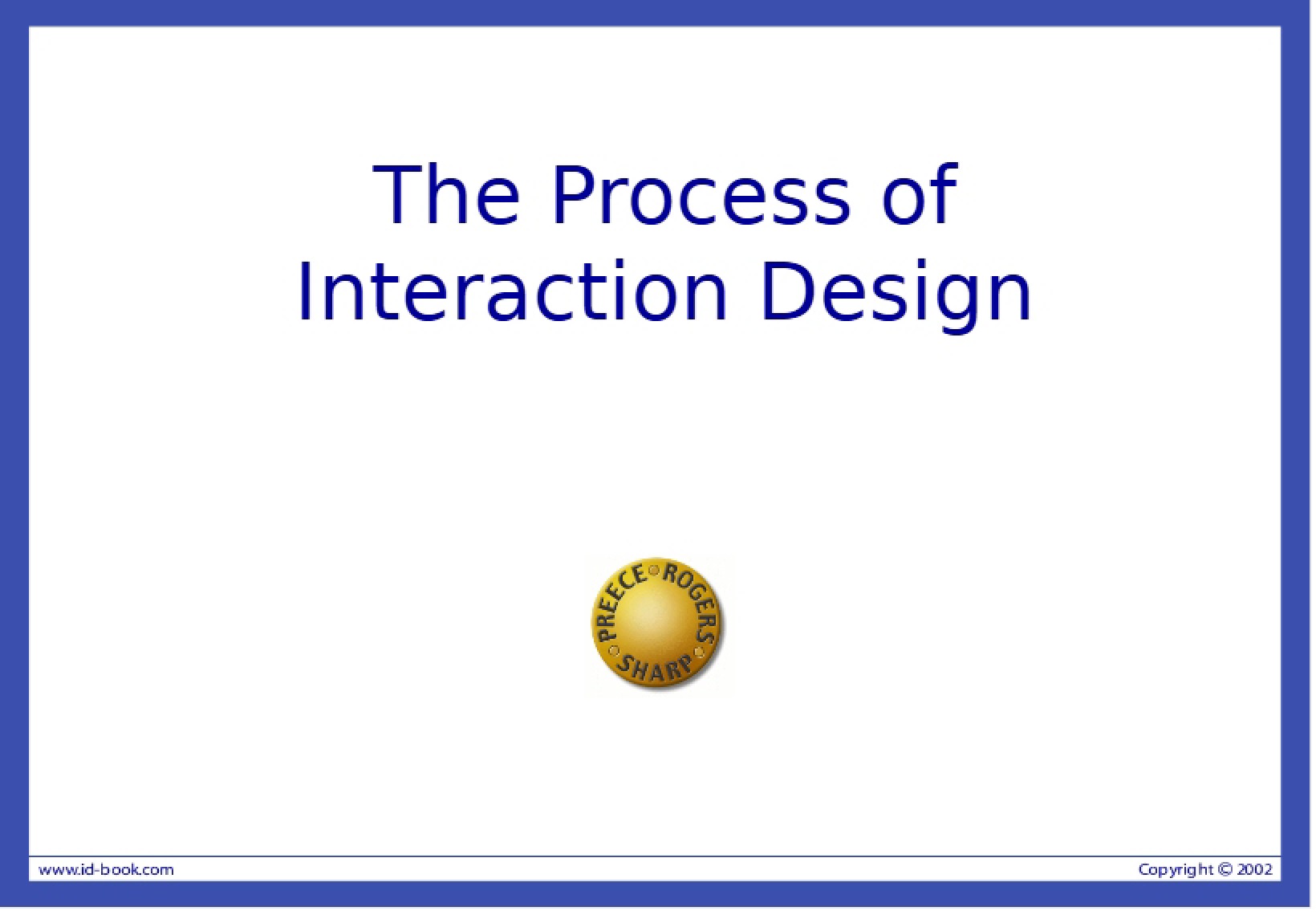 Interaction Design Process