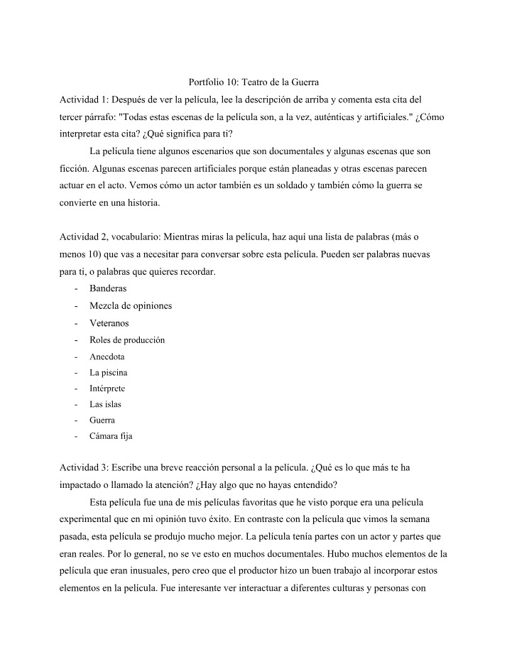 Teatro de la Guerra - Authenticity and Artifice
