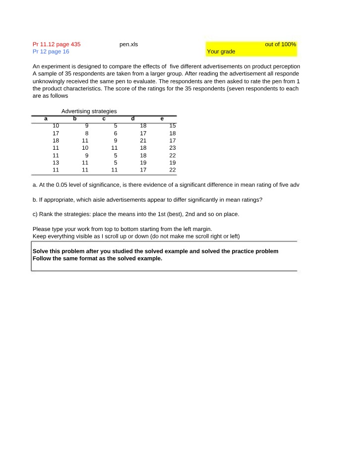 MA321 Homework - One-Way ANOVA Fall 2021
