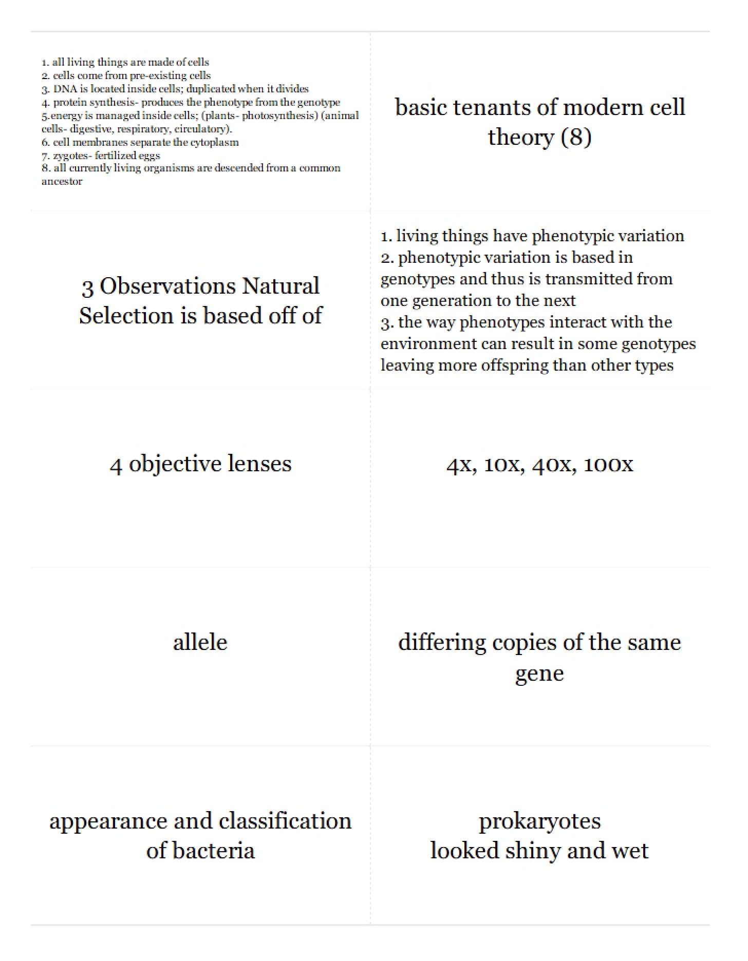 General Notes