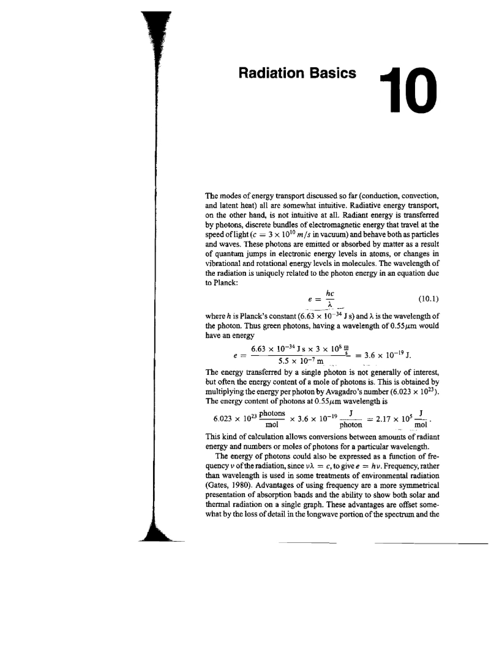 Fundamentals of Radiation