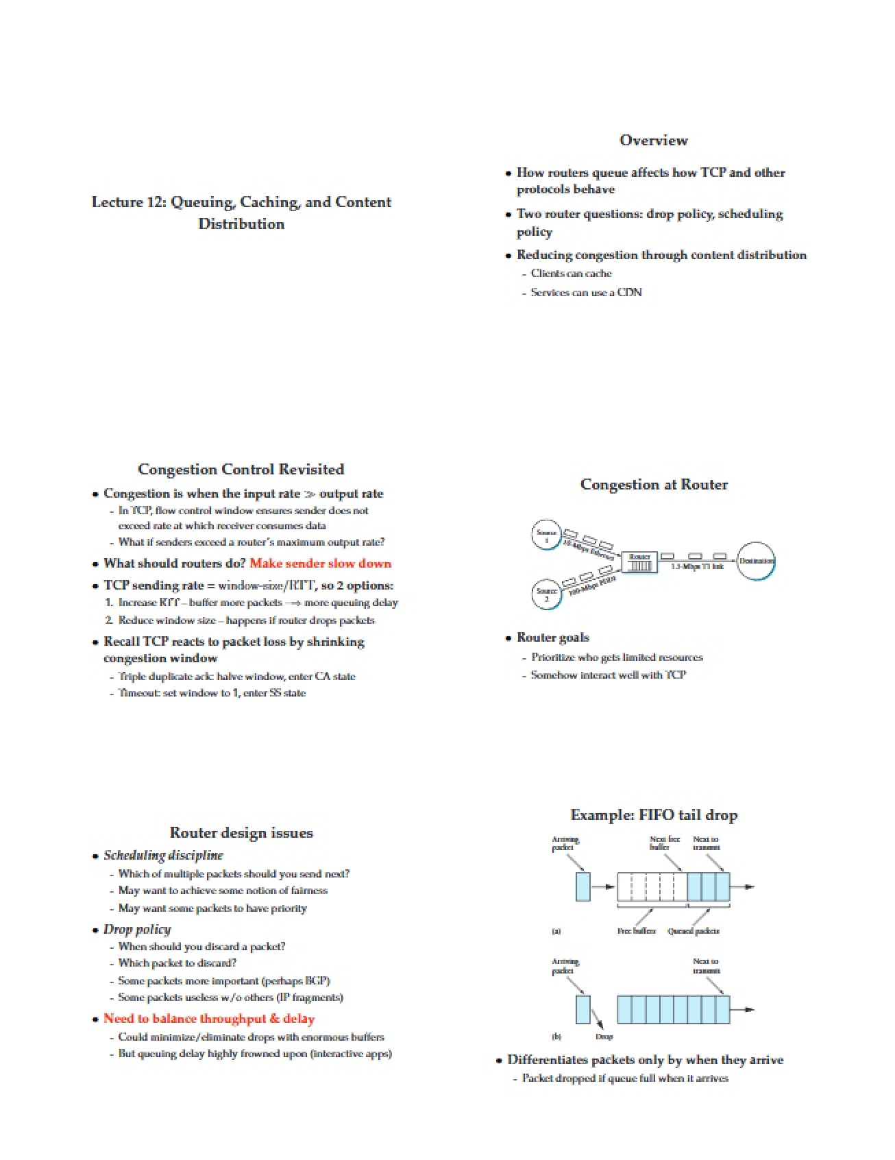 Computer Networking Lecture Notes (Set 9)