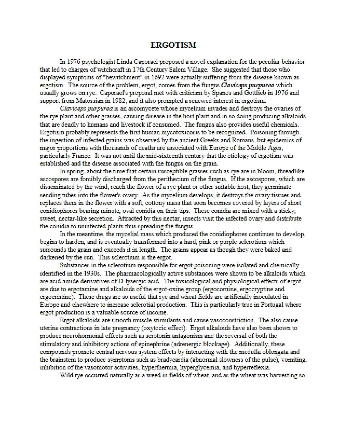 Ergotism Reading 20