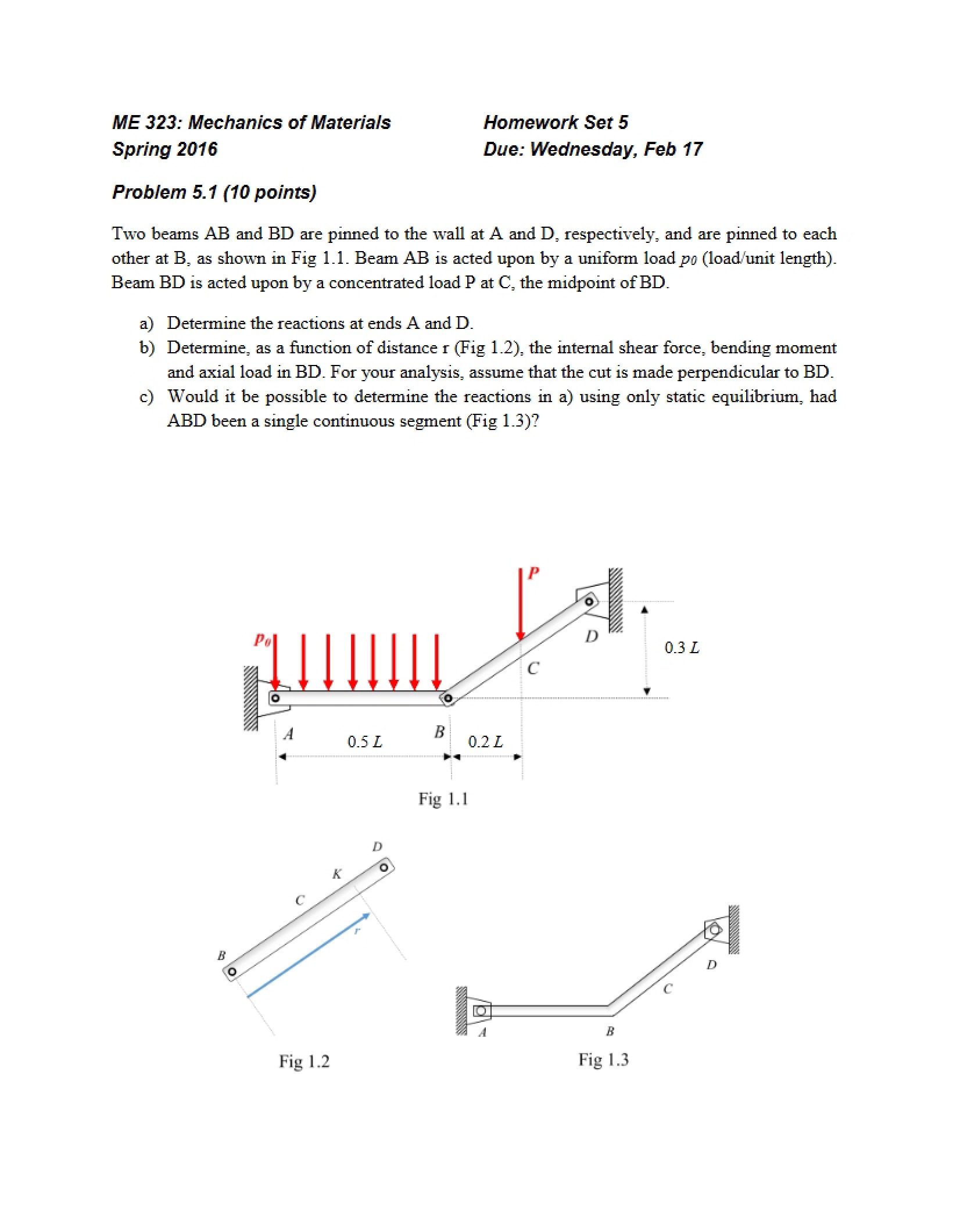Fifth Homework Assignment