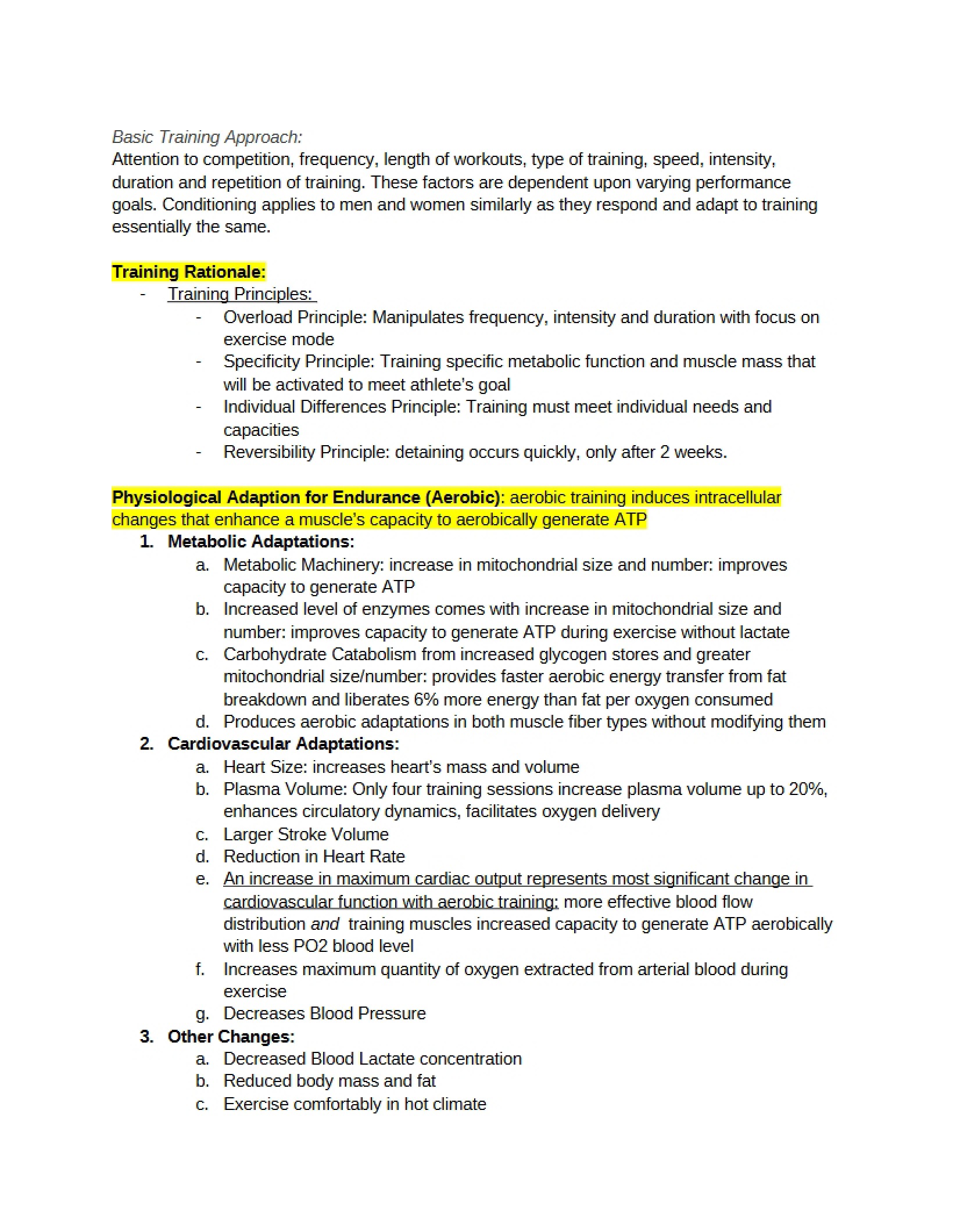 Approach to Basic Training