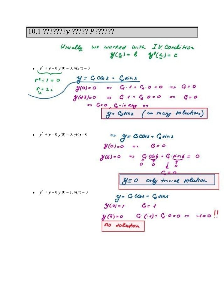 Differential Equations Final Exam - May 4 2018