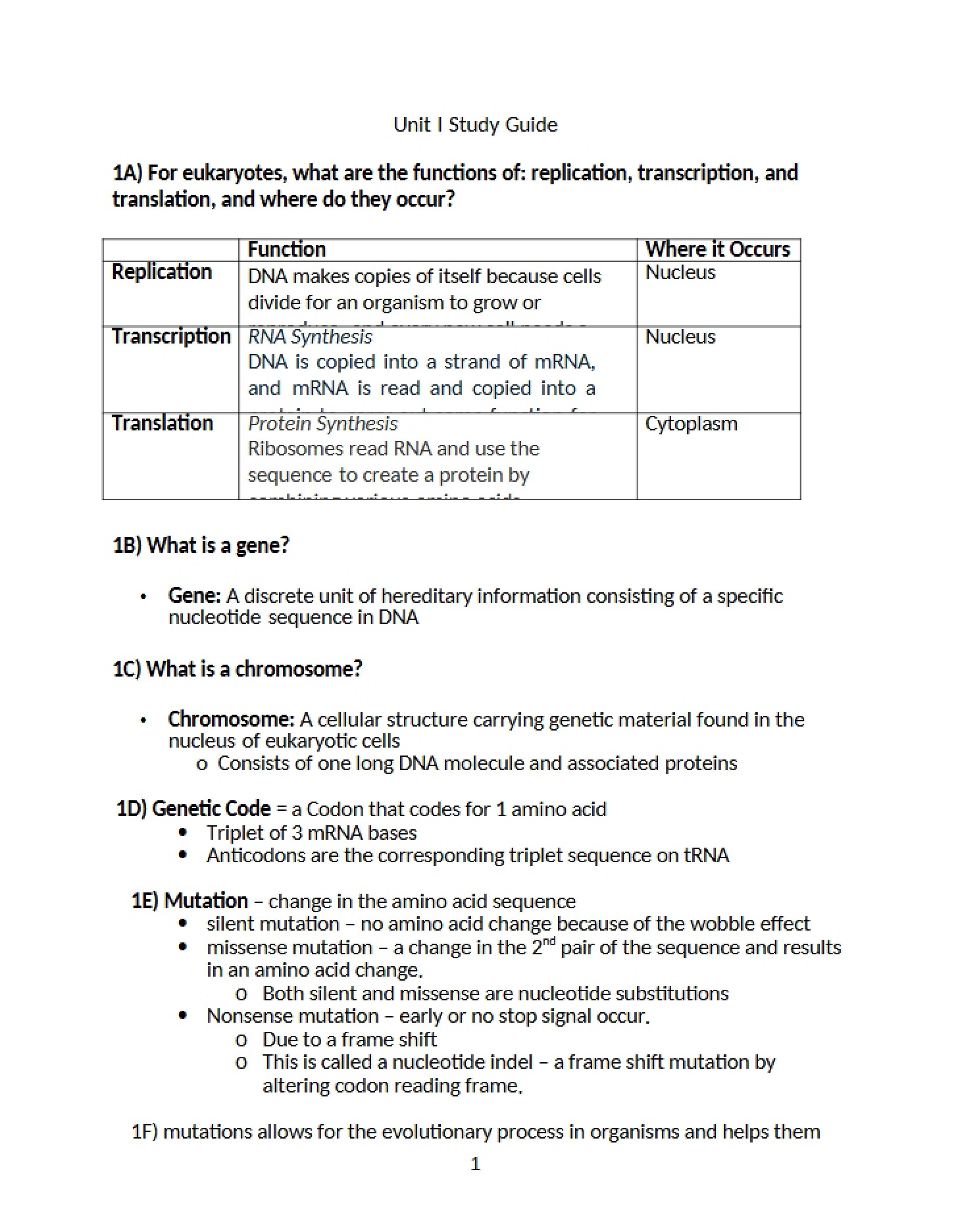 Thematic Review Manual