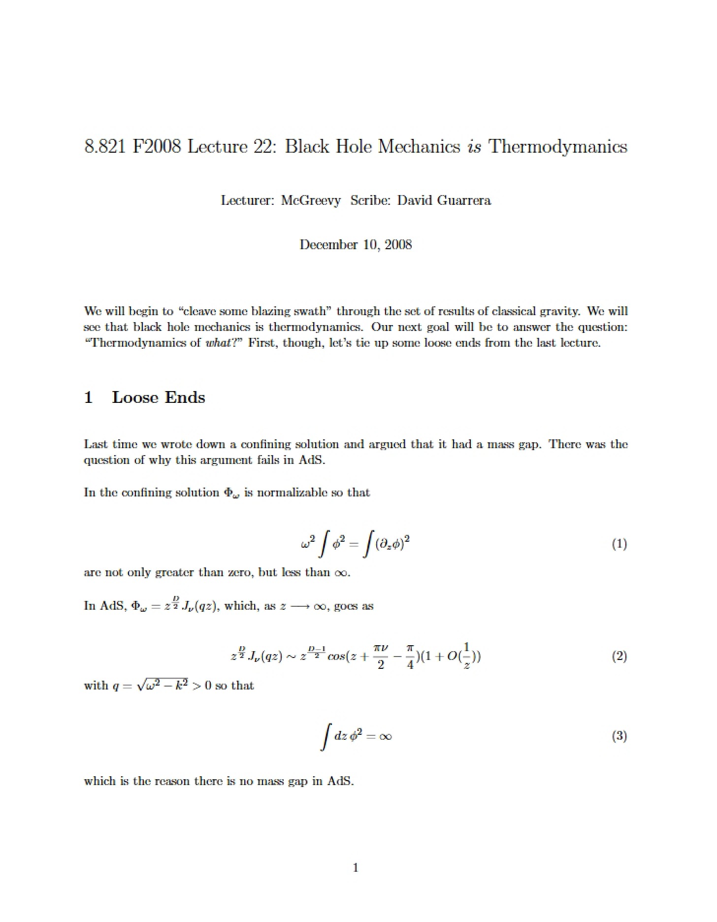 Thermodynamics