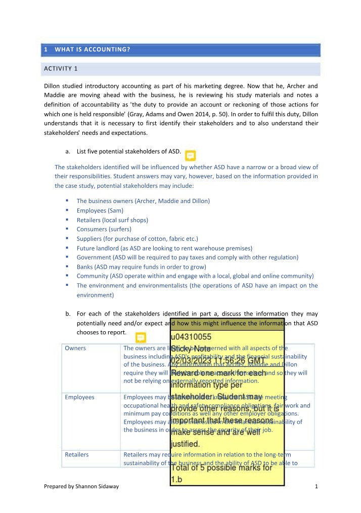 Armadillo Case Study Solution (LO1)