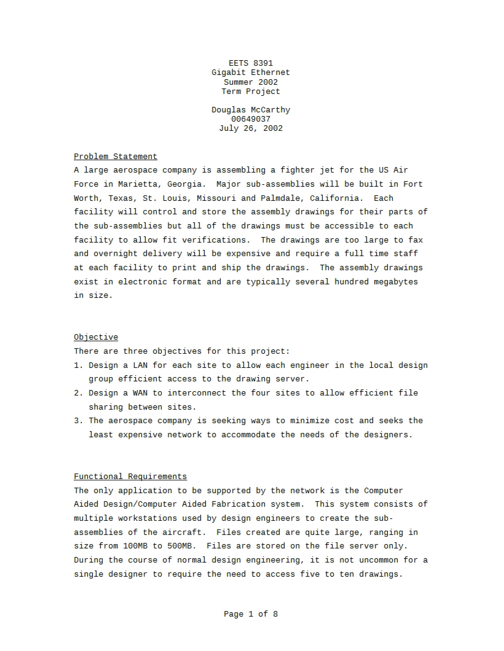 Notes on Special Topics