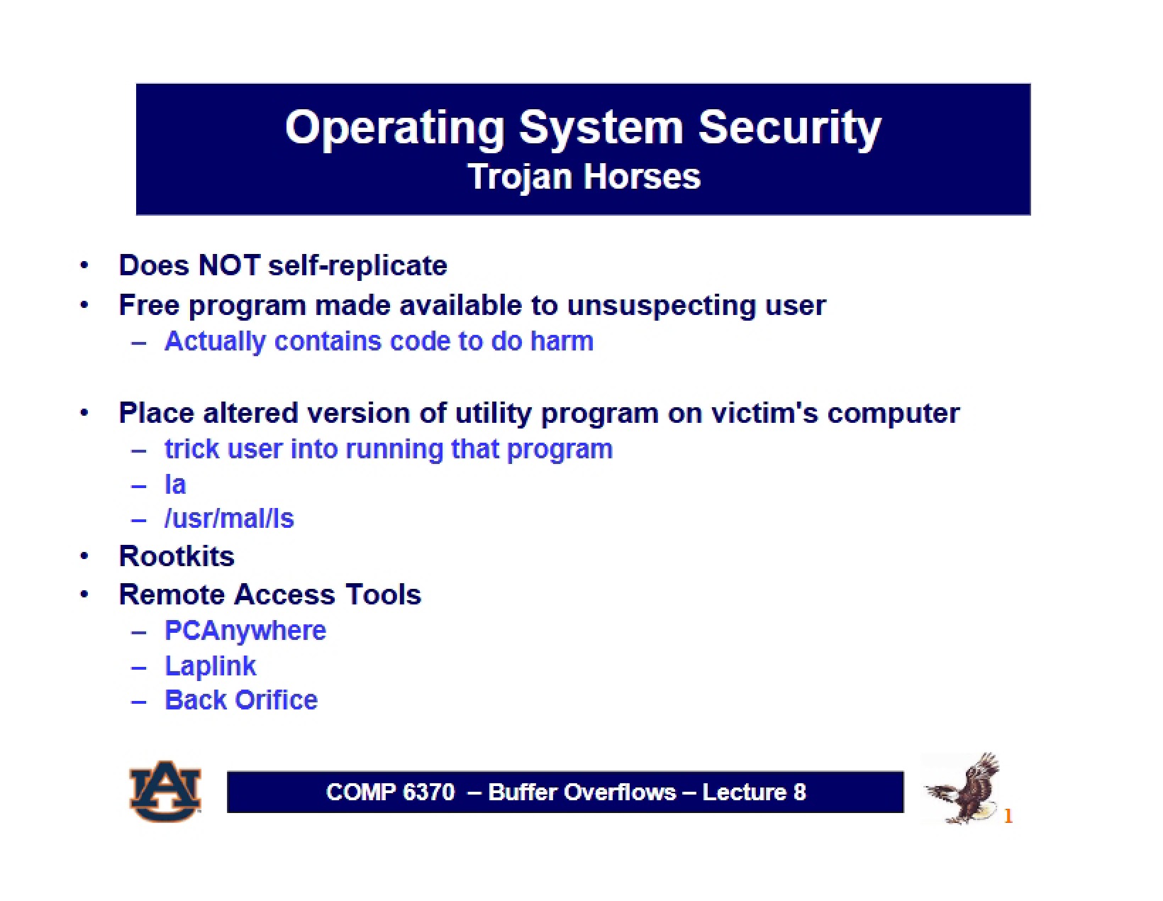 Security Course Lecture Eight
