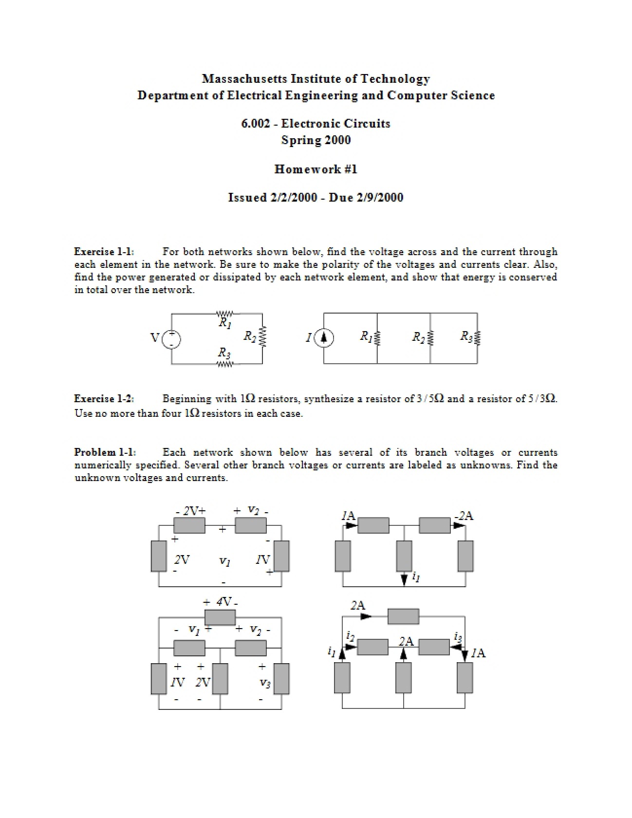 General Homework