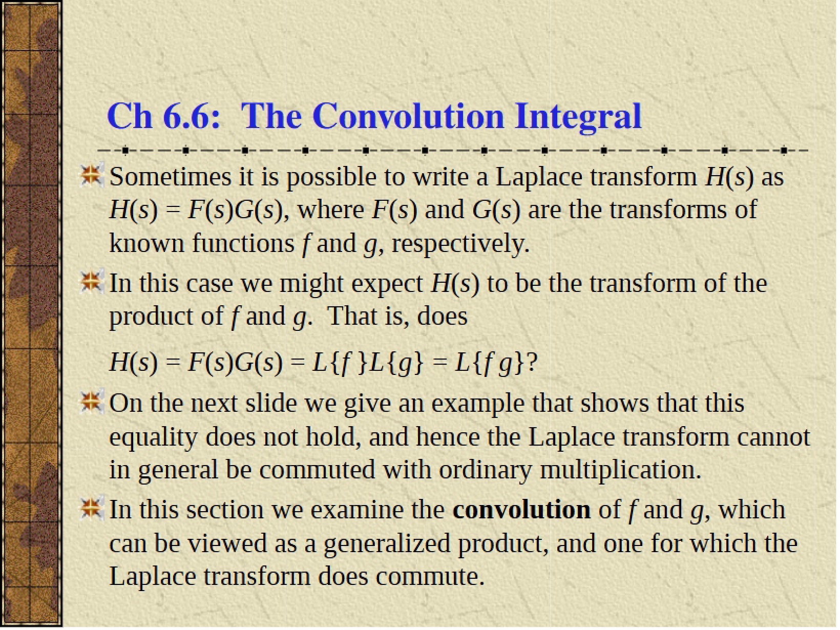 Integral of Convolution
