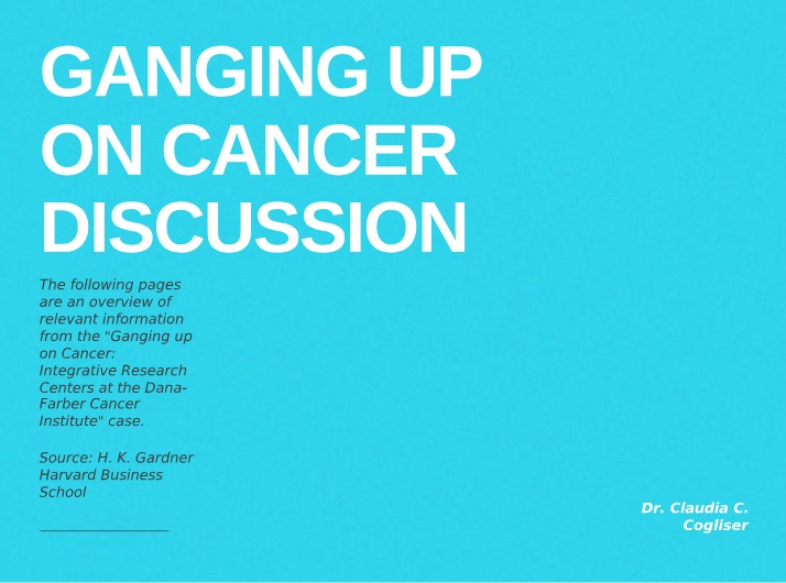 Ganging up on Cancer - Transforming Cancer Therapy