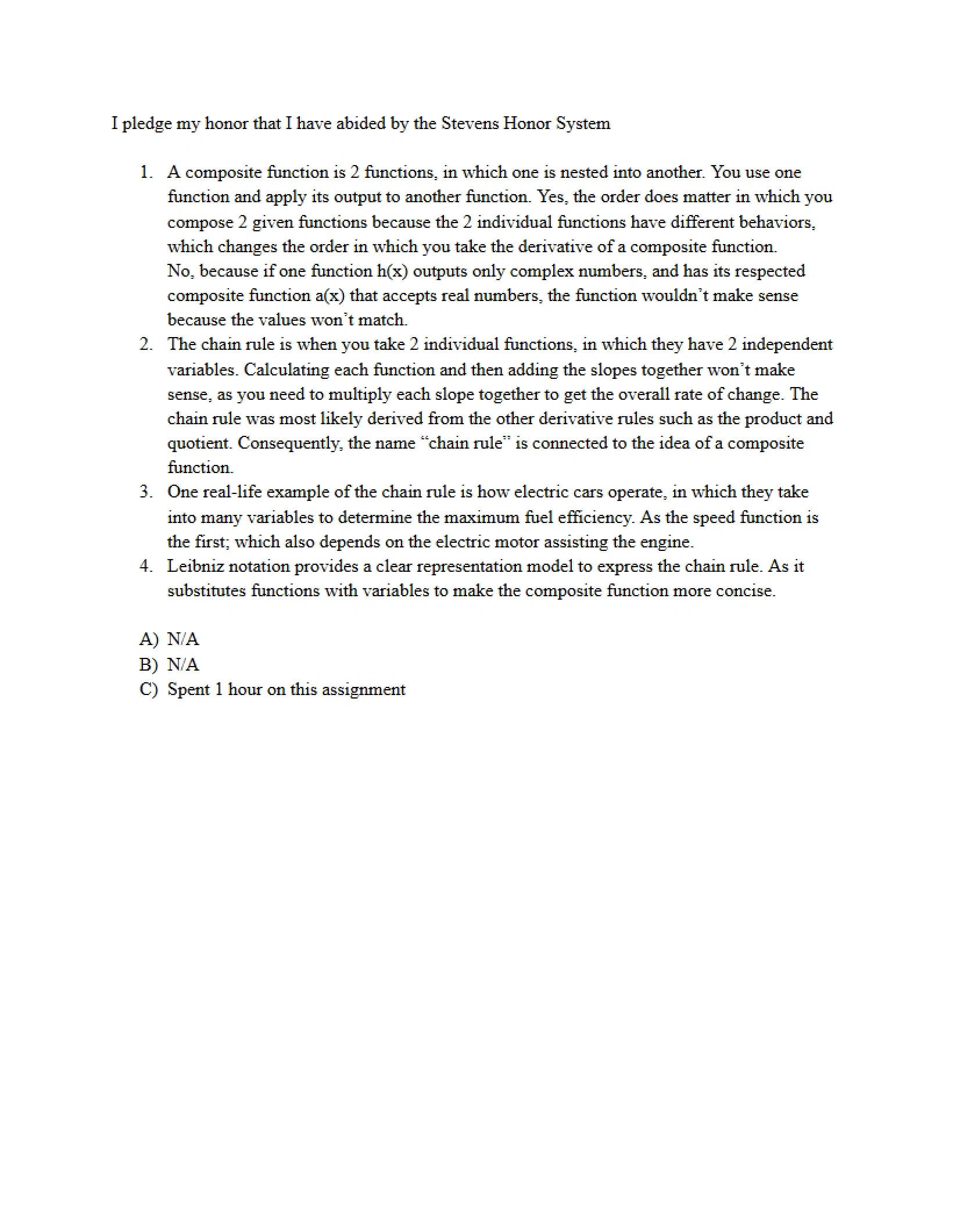 Reading Task for Lesson Five