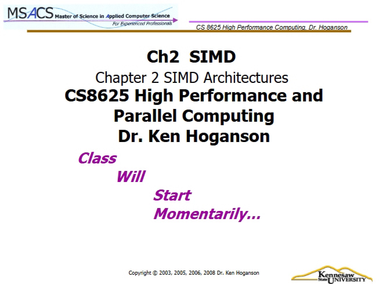 Architectures for Single Instruction Multiple Data (SIMD)