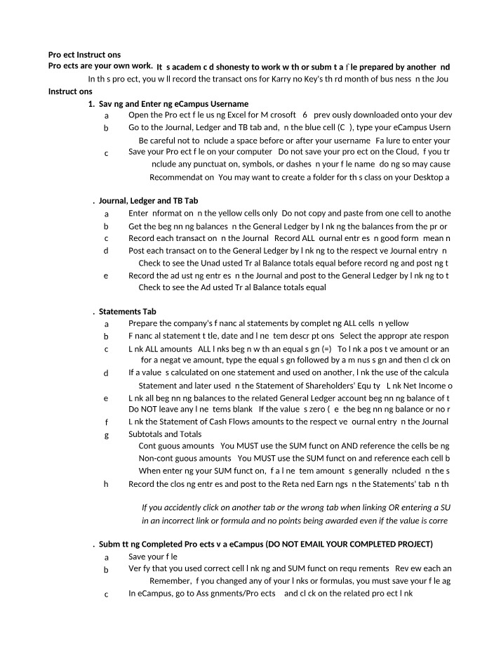 ACCT202 - M3 Project Instructions