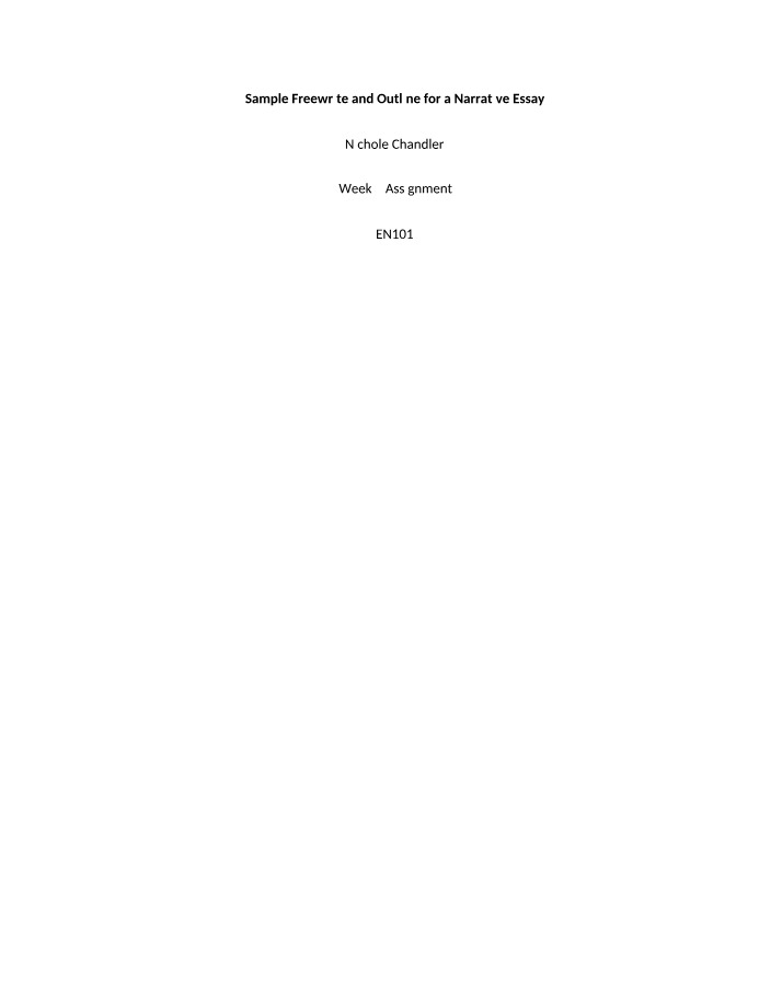 Narrative Essay - Moving Away from an Abusive Father