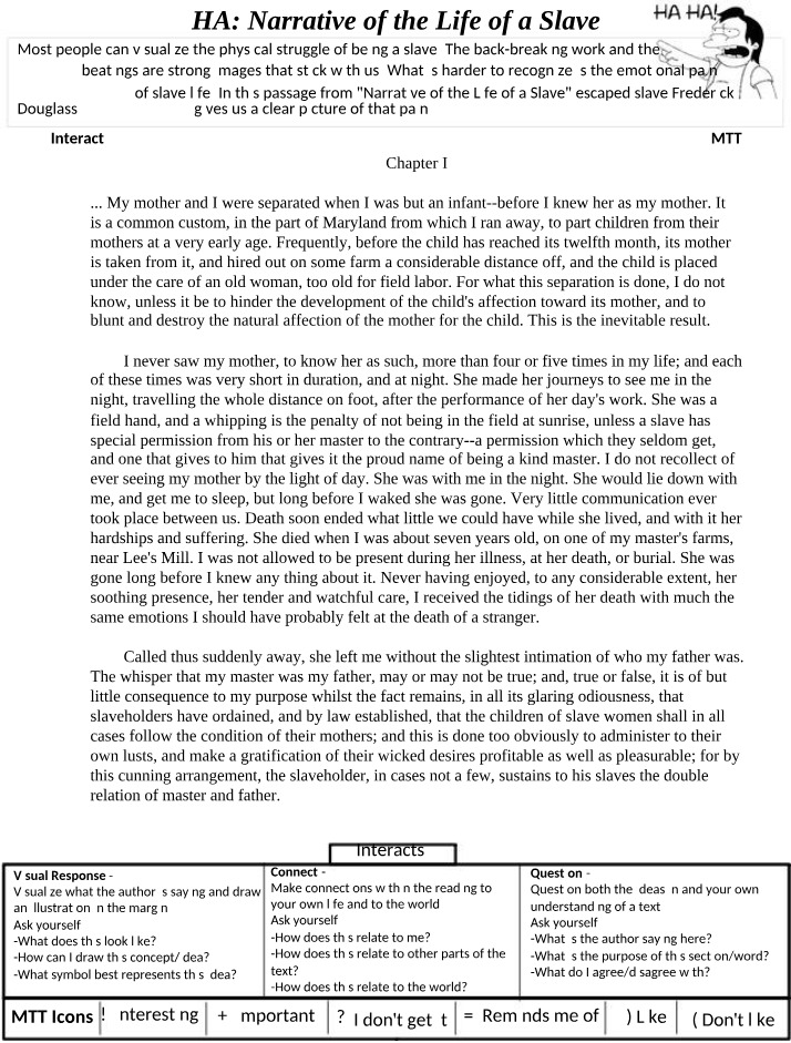 Emotional Pain in Slave Life