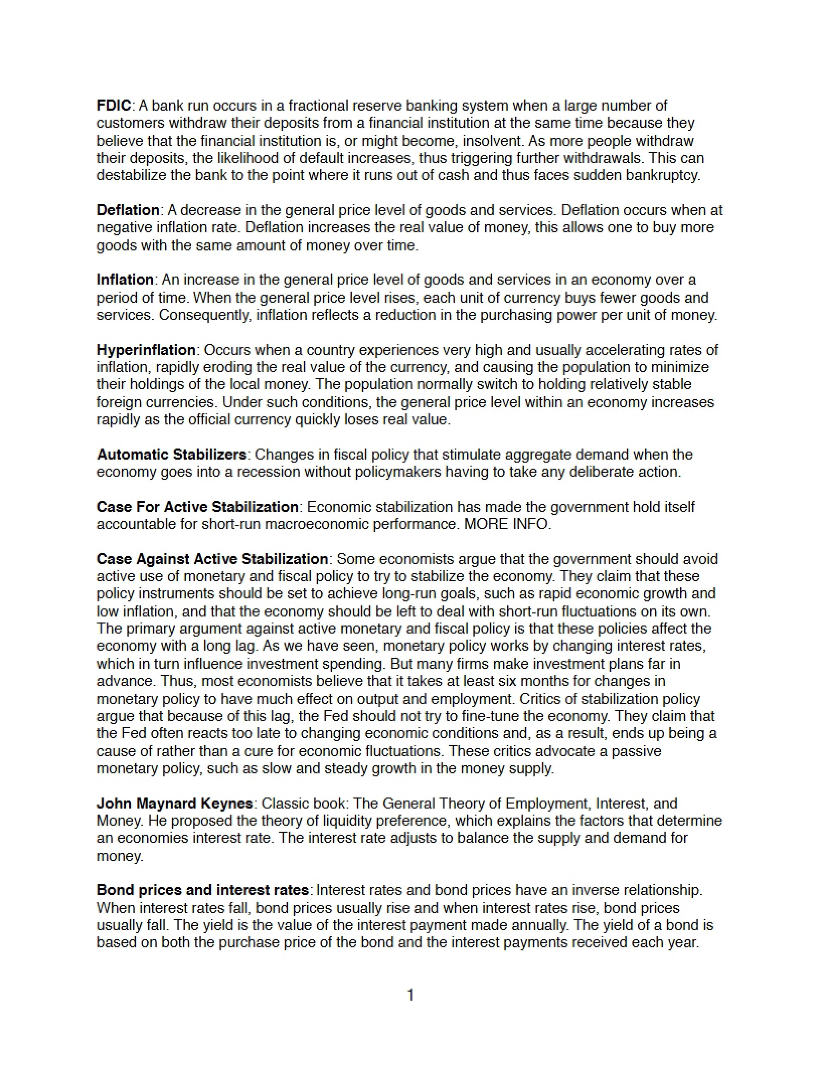 Course Notes