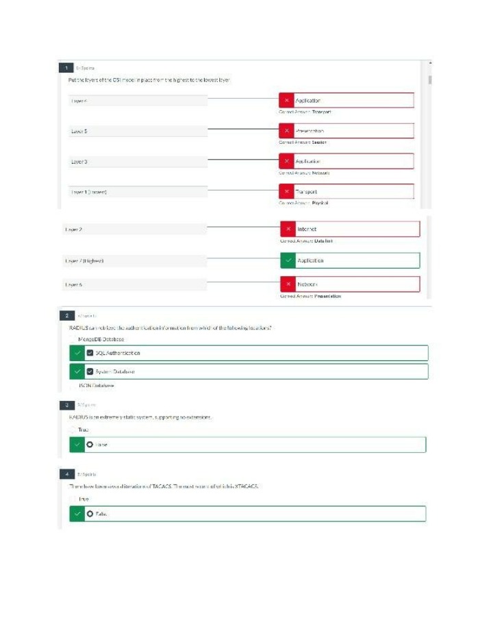 Quiz on Computer Networking