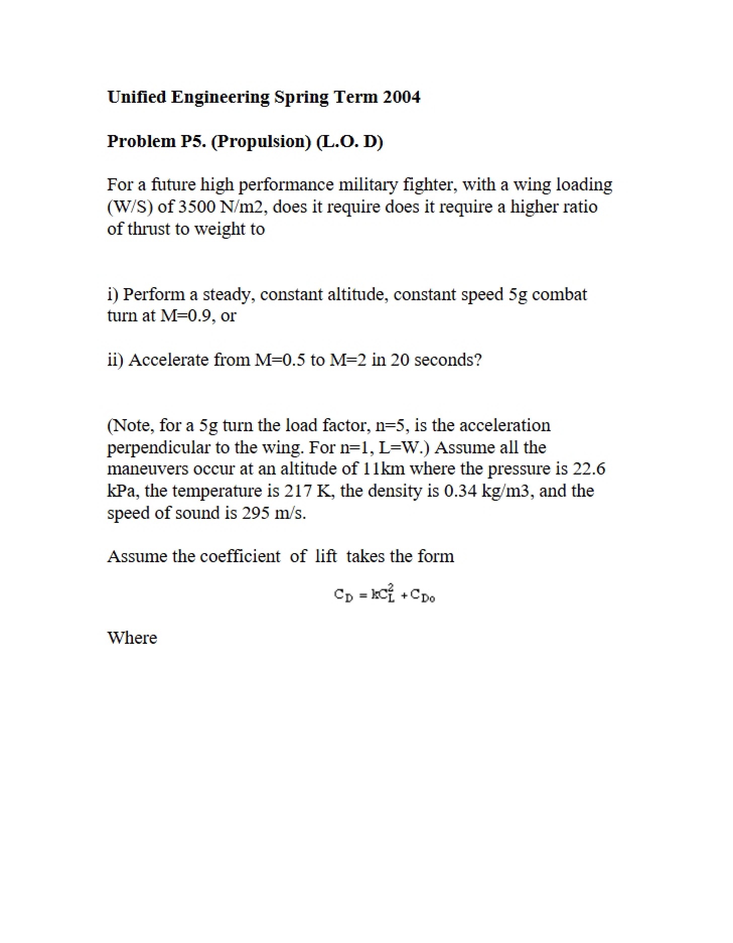 Propulsion Mechanics