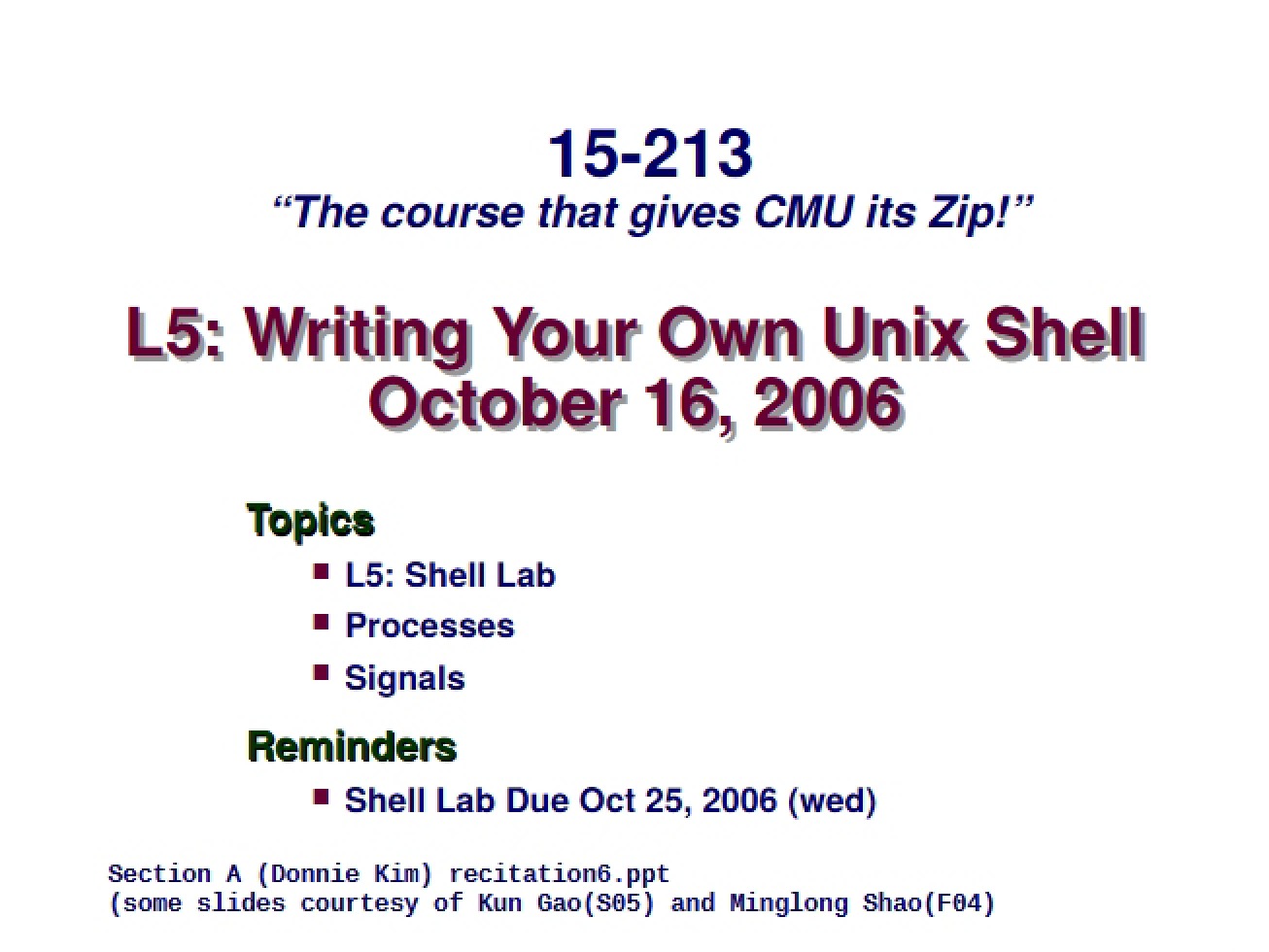 Notes from Lecture Thirty-Five