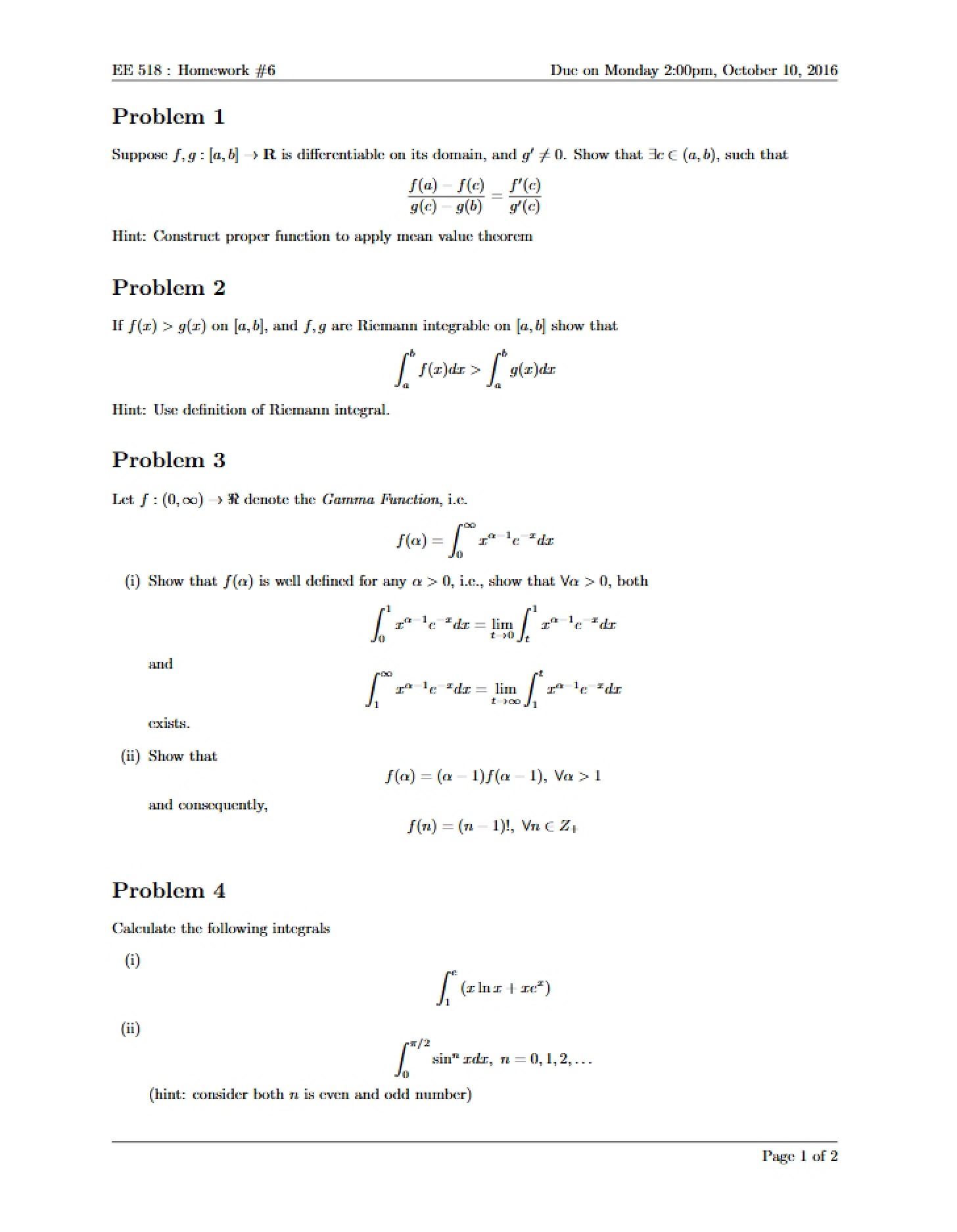 Assignment Six