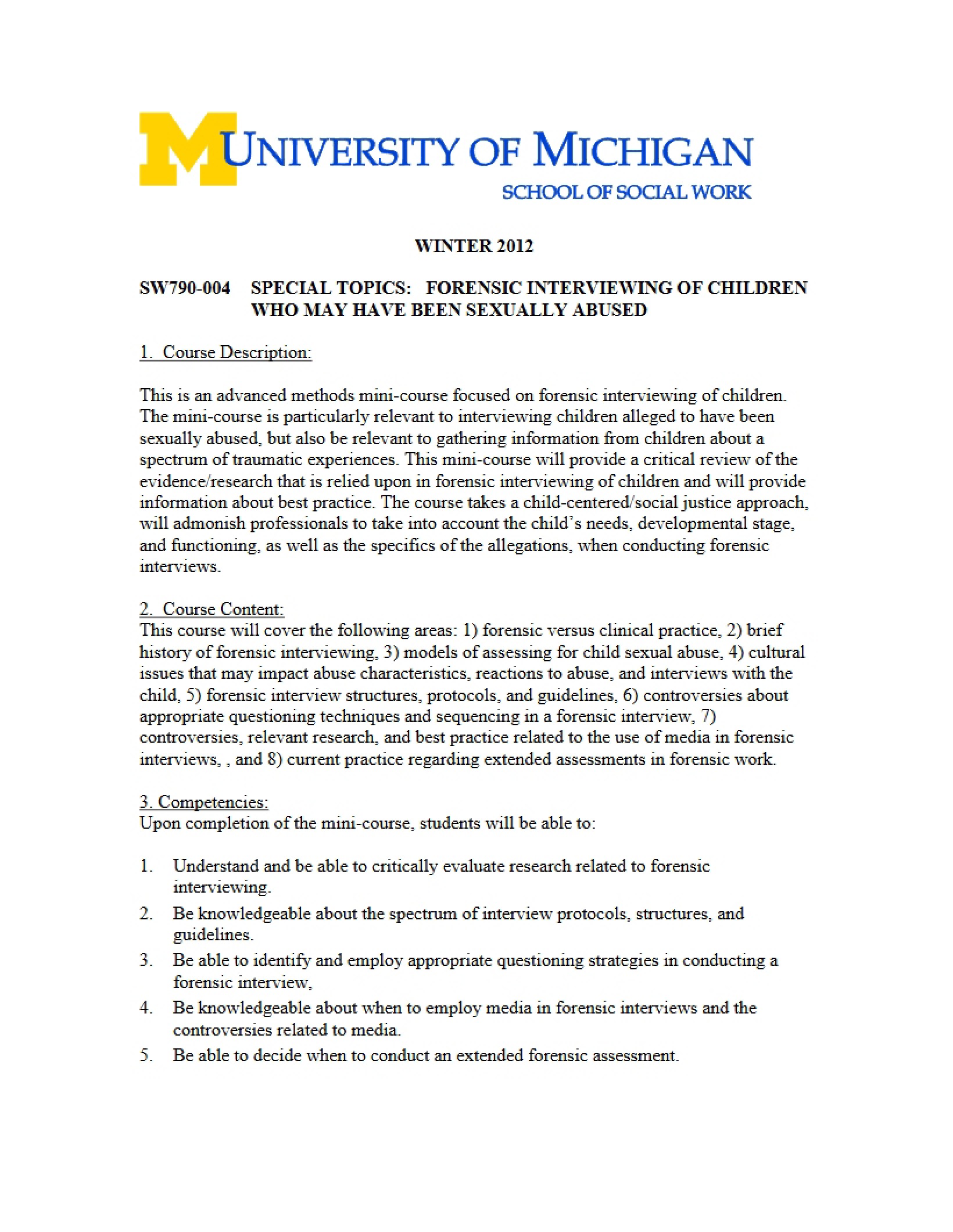 Syllabus SW 790