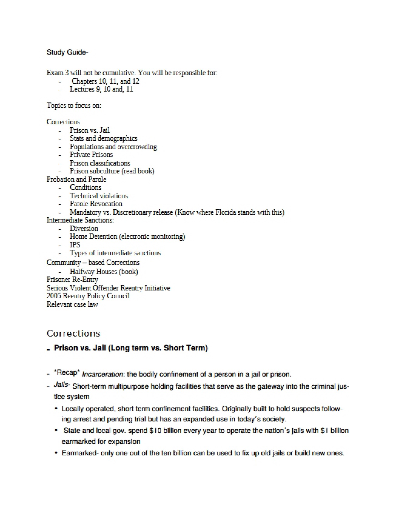General Guide for Study