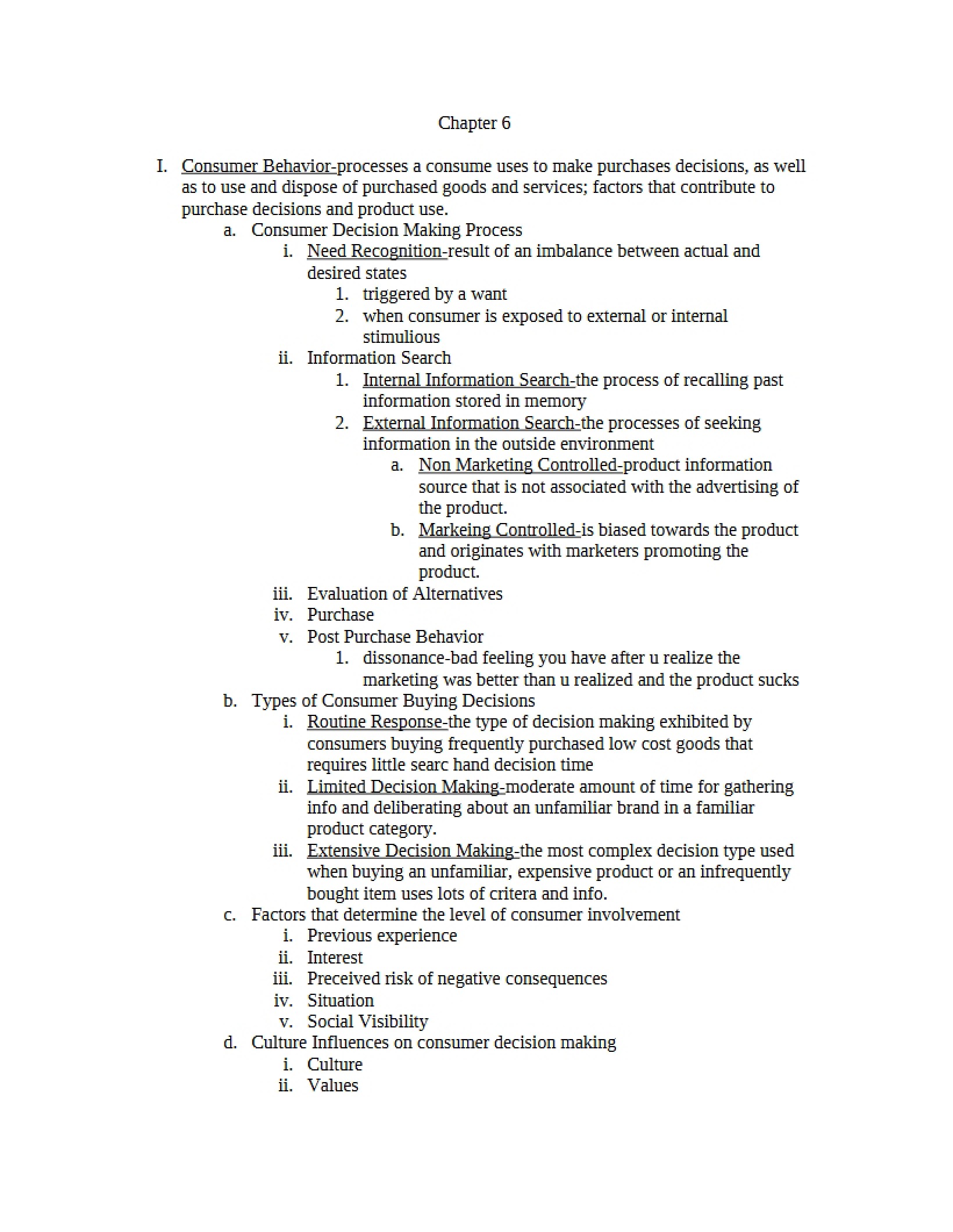 Marketing Organization - Chapter 6
