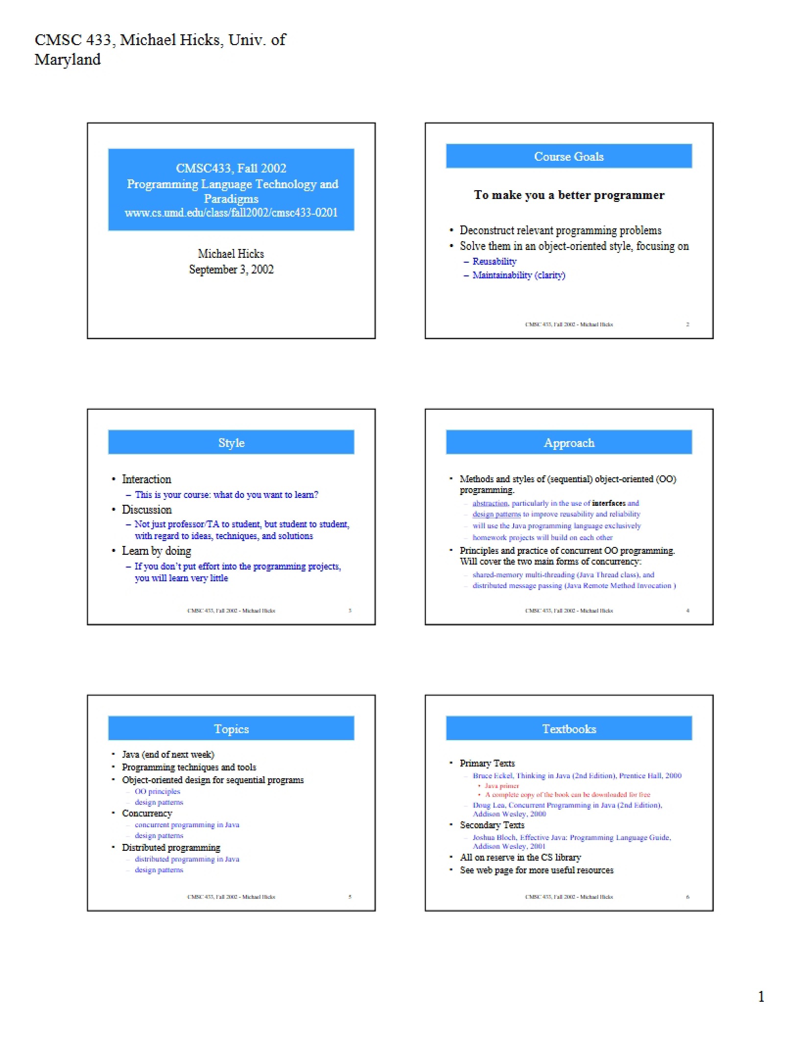 Paradigms and Technology of Programming Languages