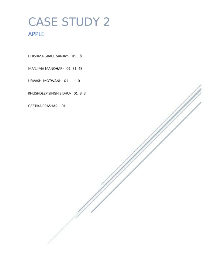 Apple Case Study - Embracing Participative Leadership
