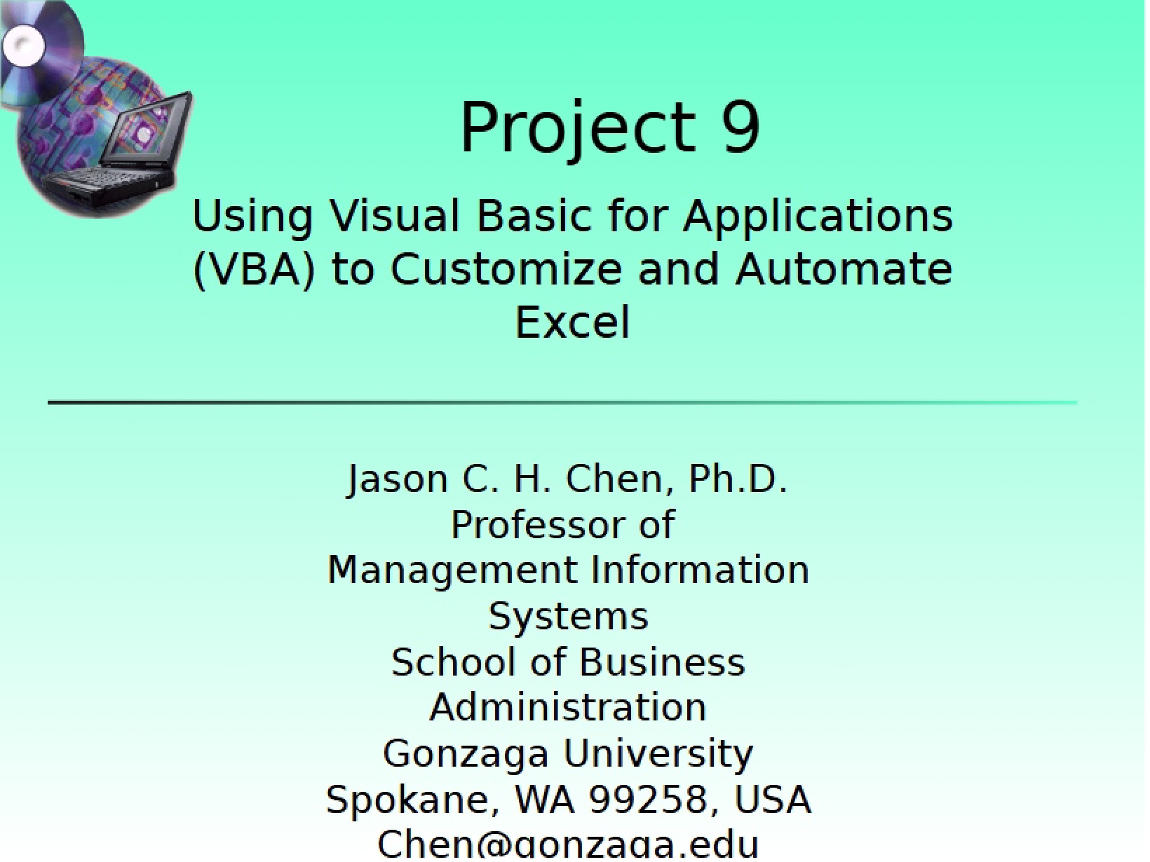 Visual Basic Application Usage