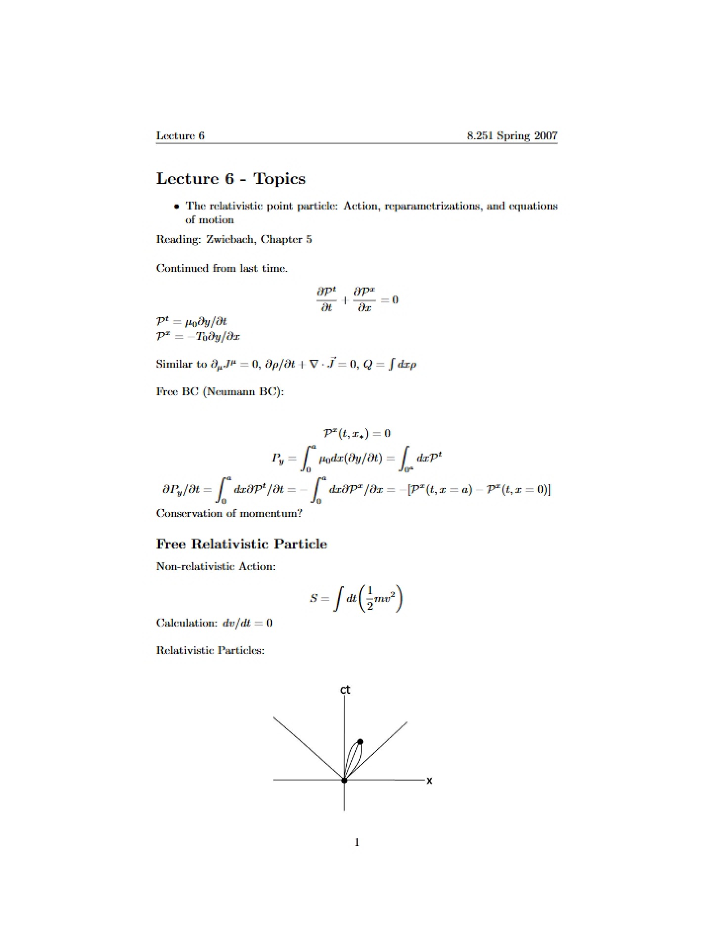 Topics of Lecture 6