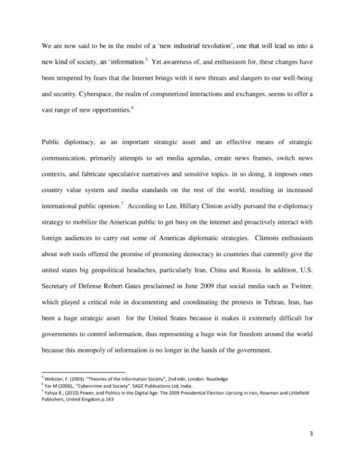 Notes on Public Diplomacy and Internet Information Society