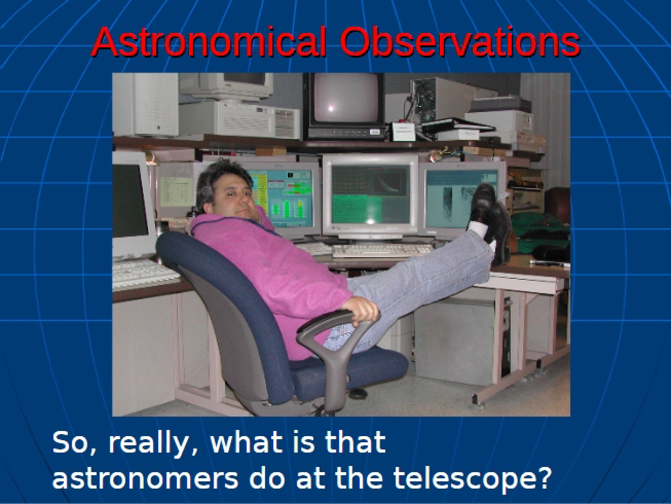 Observations in Astronomy
