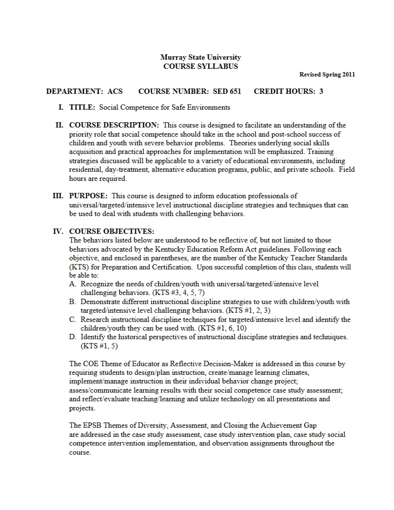 Syllabus