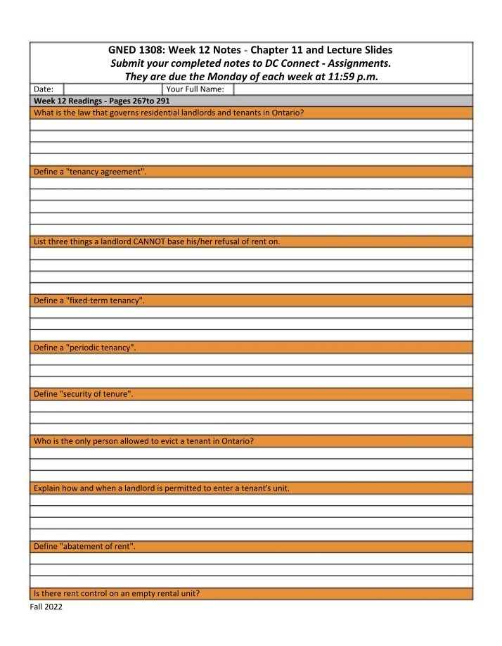 Chapter 11 Worksheet