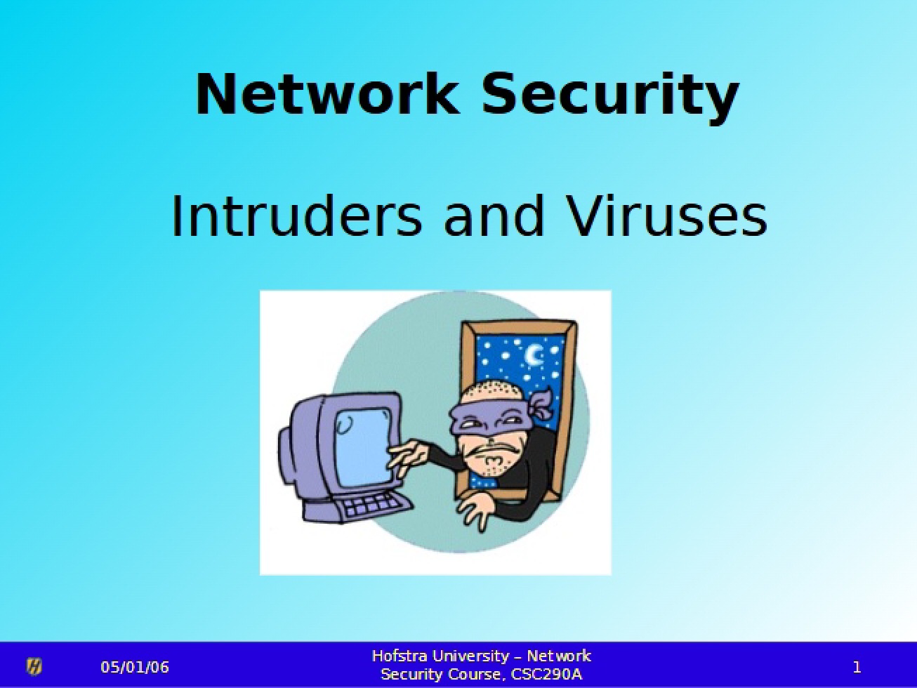 Malicious Software and System Intruders