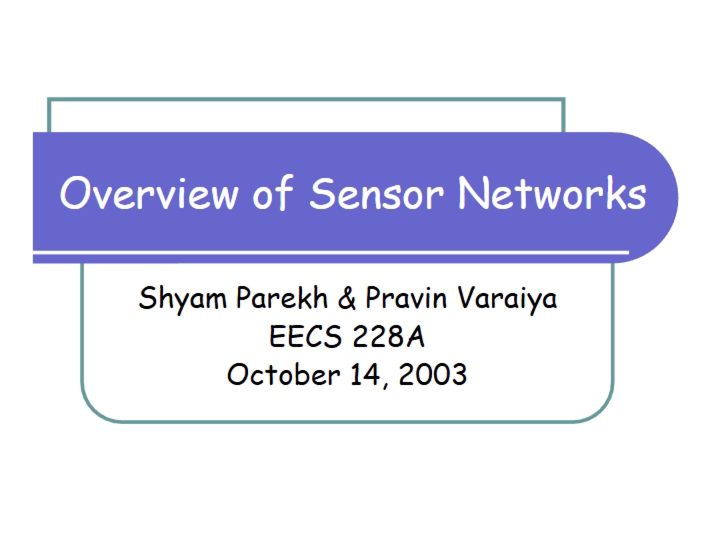 Lecture Documentation