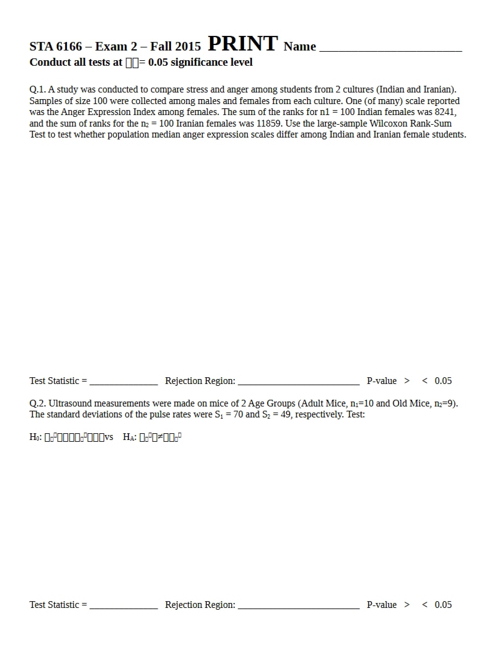 Fall 2015 Exam 2